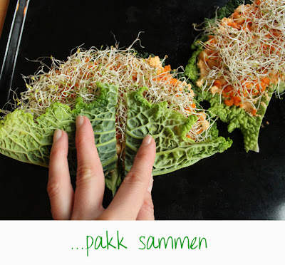 Oppskrift Sunn Wrap Kålwrap Savoykål Vegetar Vegan Lunch